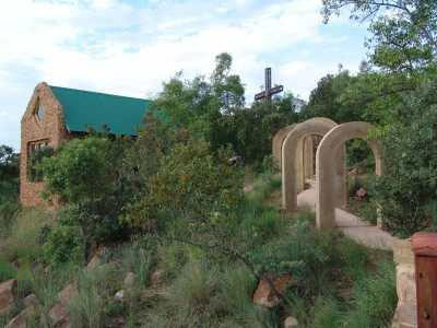 wedding chapel and walkway